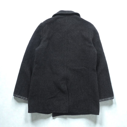 POLO SPORT RALPH LAUREN 90年代 ダブルブレスト ピーコート M グレー メルトン チンストラップ 日本製