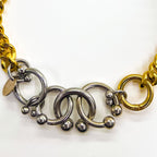 sacai  ボディピアス ネックレス Body Pierce Necklace メタルチェーン シルバー ゴールド