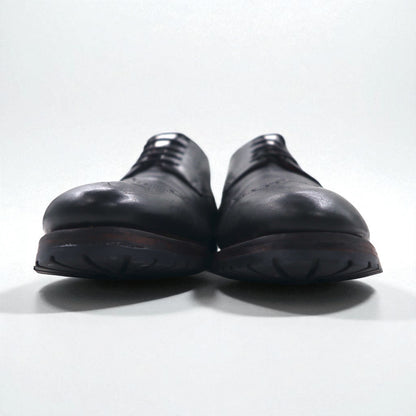 GORDON & BROS ウィングチップ ドレスシューズ 27cm レザー ラグソール グッドイヤーウェルト製法 メダリオン LEVET