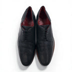 GORDON &amp; BROS Wingtip Dress Shoes, Size 27cm, Leather, Lug Sole, Goodyear Welt Construction, Medallion LEVET