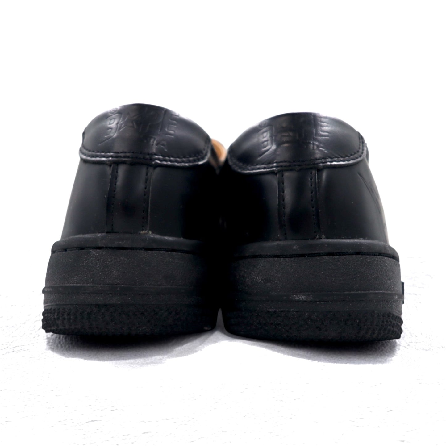 BAPE STA ( A BATHING APE ) × AMBUSH クリーパーシューズ スニーカー 27cm ブラック CREEEPSTA