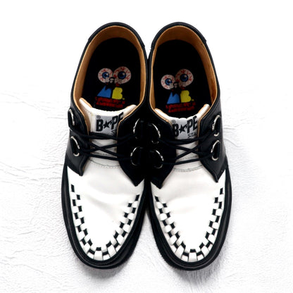 BAPE STA ( A BATHING APE ) × AMBUSH クリーパーシューズ スニーカー 27cm ブラック CREEEPSTA