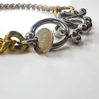 sacai  ボディピアス ネックレス Body Pierce Necklace メタルチェーン シルバー ゴールド