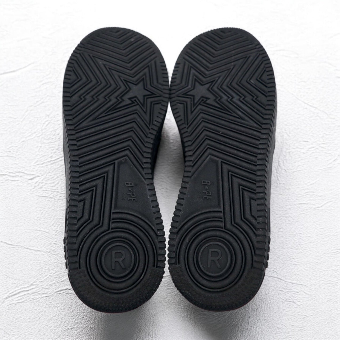 BAPE STA ( A BATHING APE ) × AMBUSH クリーパーシューズ スニーカー 27cm ブラック CREEEPSTA