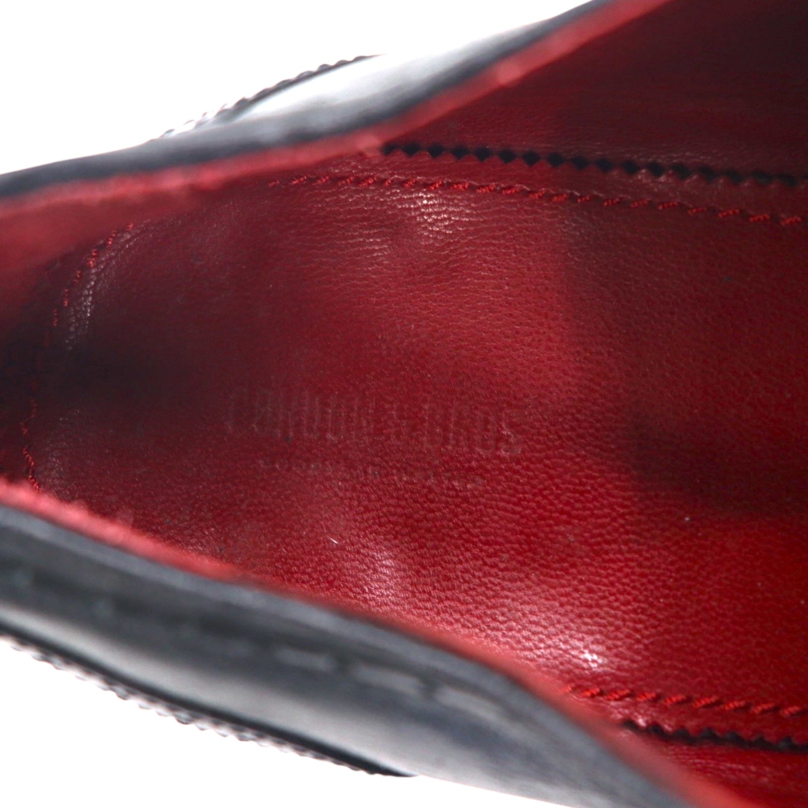 GORDON &amp; BROS Wingtip Dress Shoes, Size 27cm, Leather, Lug Sole, Goodyear Welt Construction, Medallion LEVET