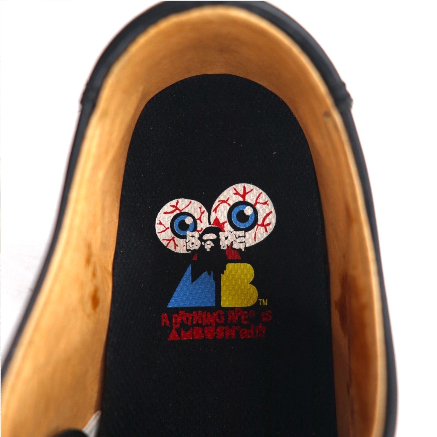 BAPE STA ( A BATHING APE ) × AMBUSH クリーパーシューズ スニーカー 27cm ブラック CREEEPSTA