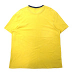 Polo by Ralph Lauren 90年代 リンガー Tシャツ XXL イエロー コットン 鹿の子 スモールポニー 刺繍