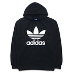 adidas originals Trefoil logo pullover hoodie XL black TREEFOIL LEAF PRINT LOGO G92596