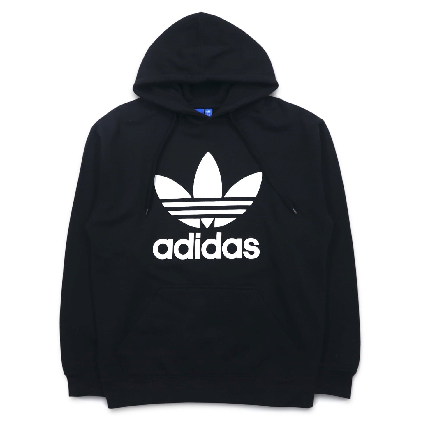 adidas originals トレフォイルロゴ プルオーバー パーカー XL ブラック TREEFOIL LEAF PRINT LOGO G92596