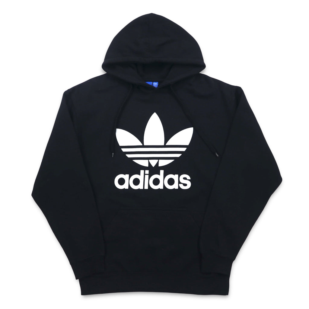 adidas originals Trefoil logo pullover hoodie XL black TREEFOIL LEAF PRINT LOGO G92596