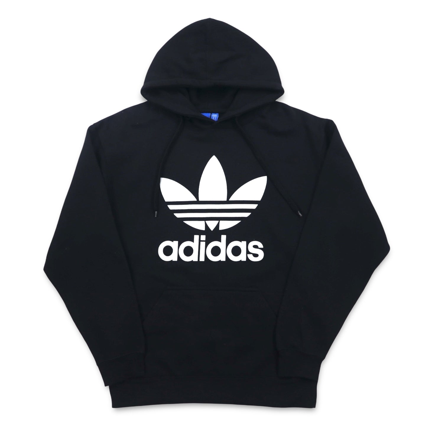 adidas originals トレフォイルロゴ プルオーバー パーカー XL ブラック TREEFOIL LEAF PRINT LOGO G92596