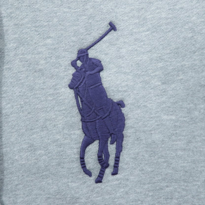 Polo Ralph Lauren ビッグポニー 刺繍 プルオーバー パーカー XL グレー カンガルーポケット 未使用品