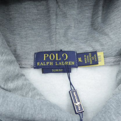 Polo Ralph Lauren ビッグポニー 刺繍 プルオーバー パーカー XL グレー カンガルーポケット 未使用品