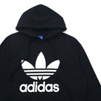 adidas originals Trefoil logo pullover hoodie XL black TREEFOIL LEAF PRINT LOGO G92596