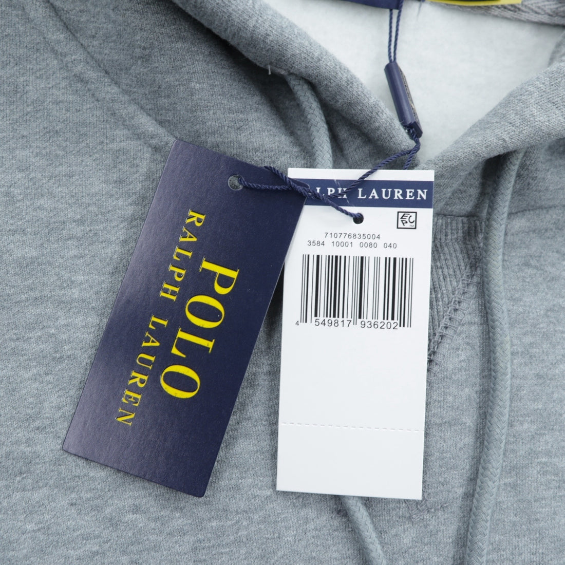 Polo Ralph Lauren ビッグポニー 刺繍 プルオーバー パーカー XL グレー カンガルーポケット 未使用品
