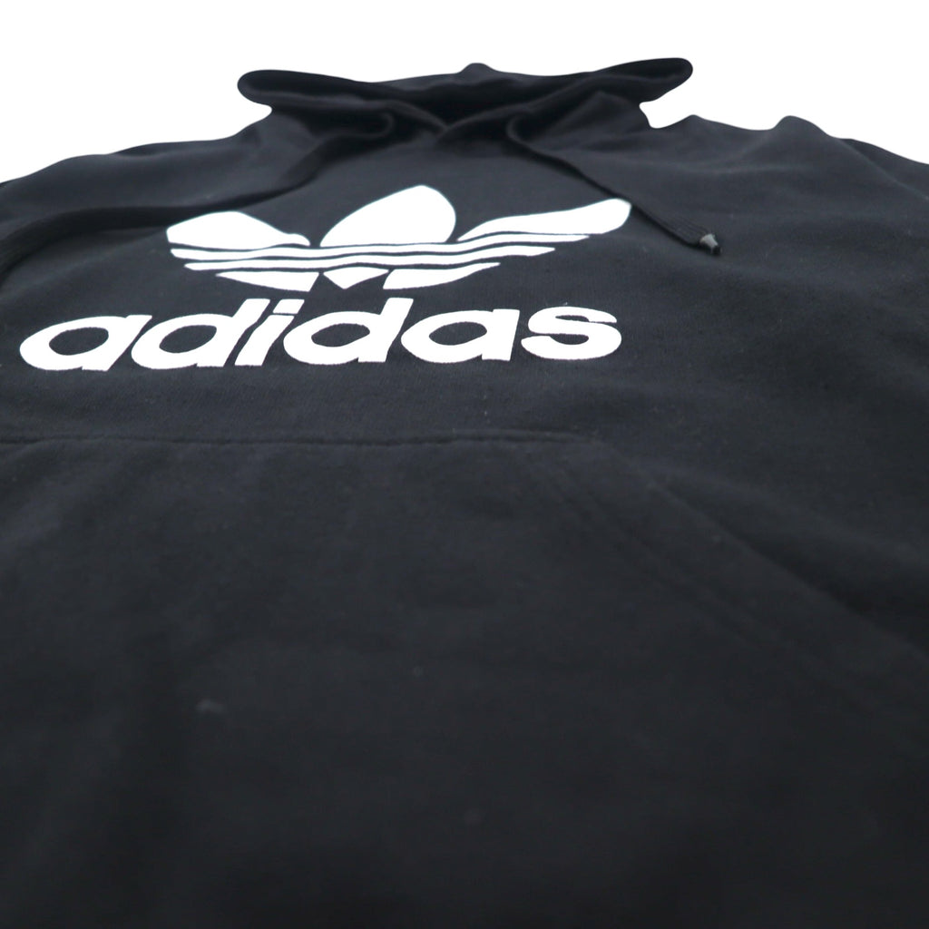 adidas originals Trefoil logo pullover hoodie XL black TREEFOIL LEAF PRINT LOGO G92596