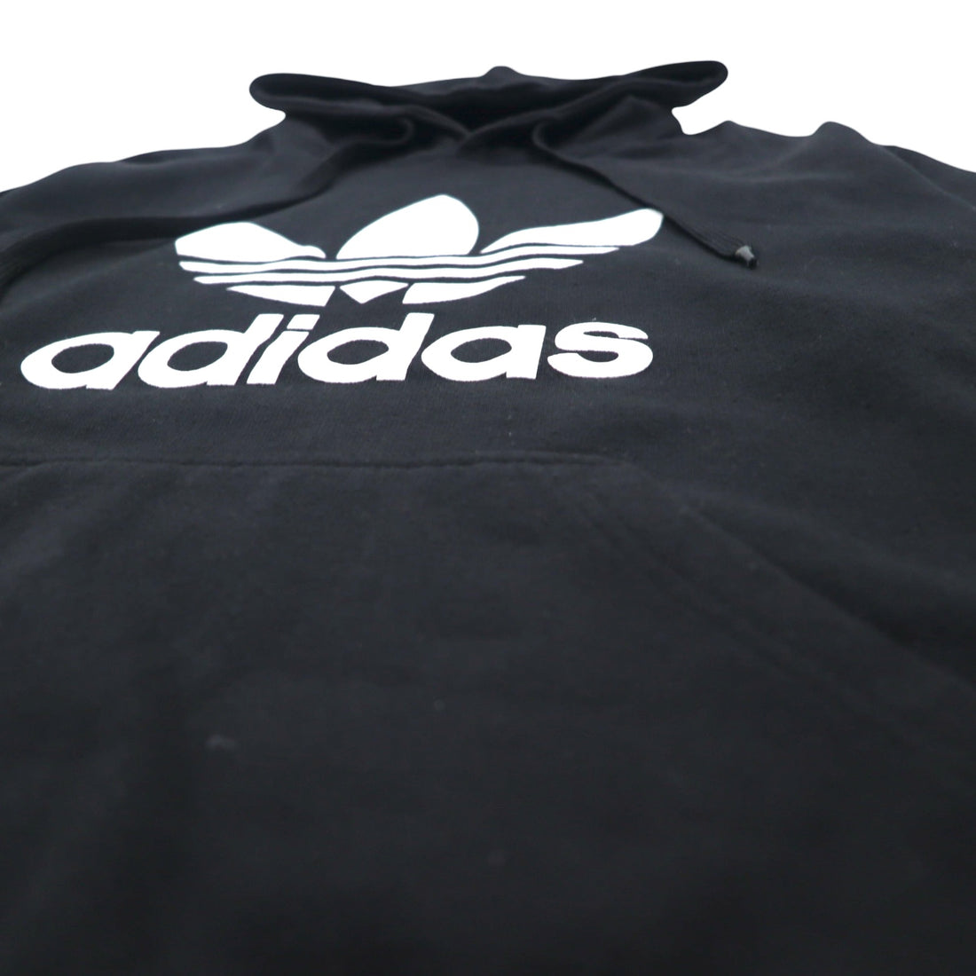 adidas originals Trefoil logo pullover hoodie XL black TREEFOIL LEAF PRINT LOGO G92596
