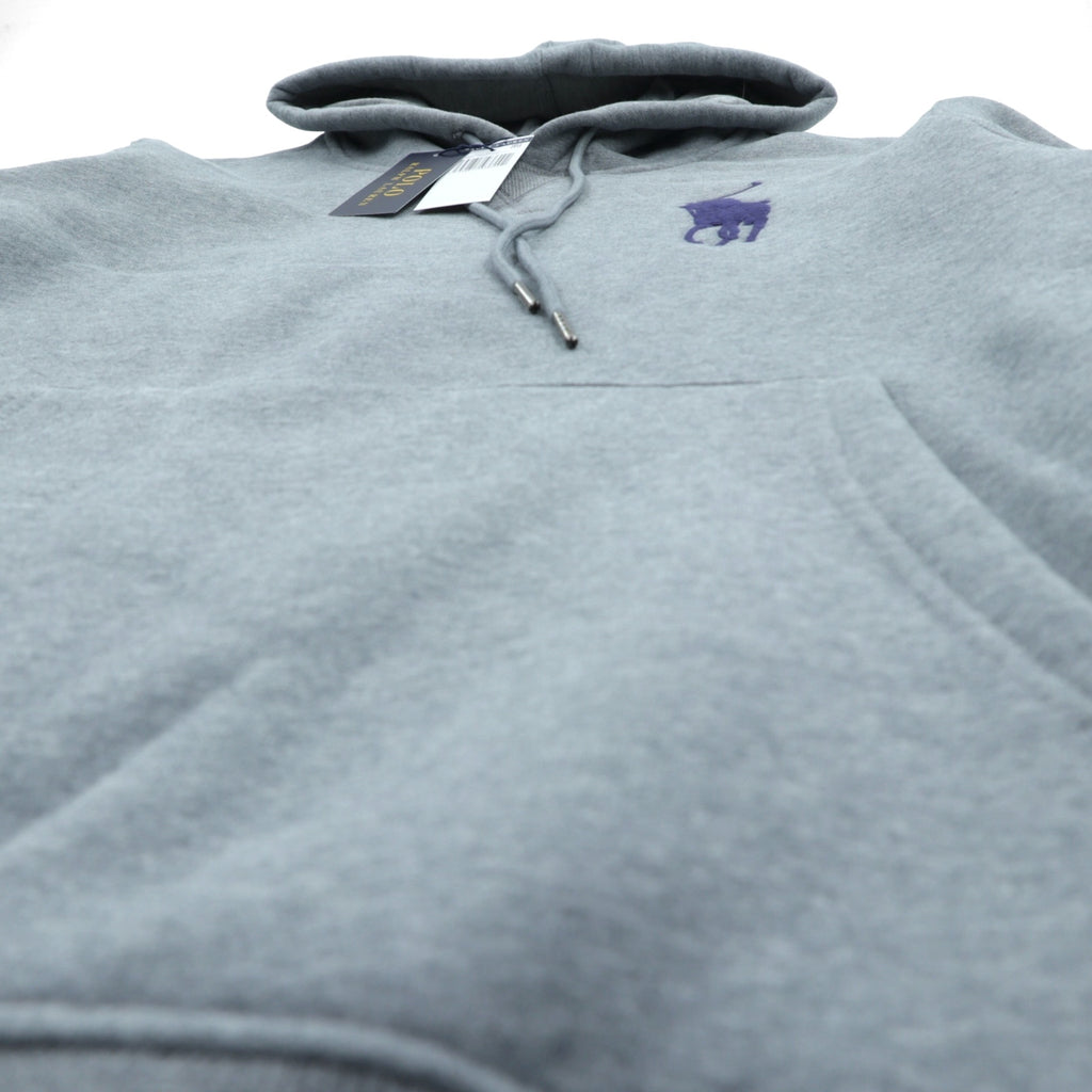 Polo Ralph Lauren ビッグポニー 刺繍 プルオーバー パーカー XL グレー カンガルーポケット 未使用品
