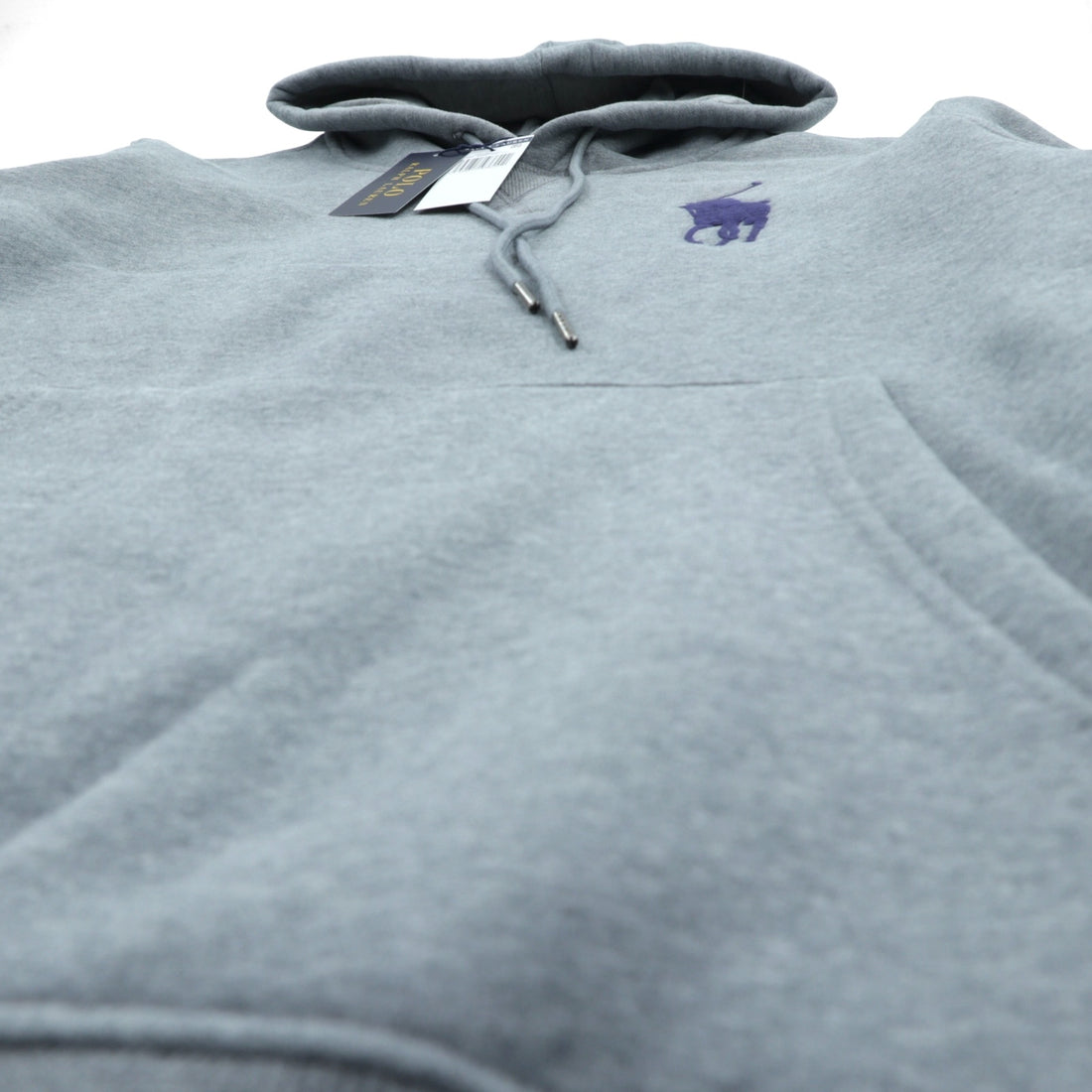 Polo Ralph Lauren ビッグポニー 刺繍 プルオーバー パーカー XL グレー カンガルーポケット 未使用品