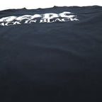 AC/DC オフィシャル ロック バンド Tシャツ 2XL ブラック コットン BACK IN BLACK