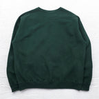 Champion 90s Made in USA Embroidered Tag Crew Neck Sweatshirt XL Green One Point Logo Embroidery