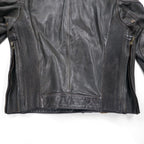 Belstaff Italian Gangster Hand Waxed Leather Motorcycle Jacket Riders M Brown