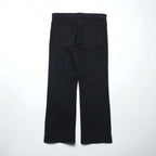 URU Center Crease Denim Jeans, Size M, Black, 19SUP11B, Made in Japan