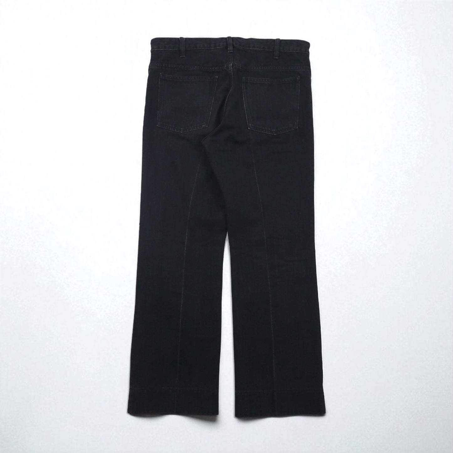 URU センタークリース デニムパンツ ジーンズ M ブラック 19SUP11B 日本製