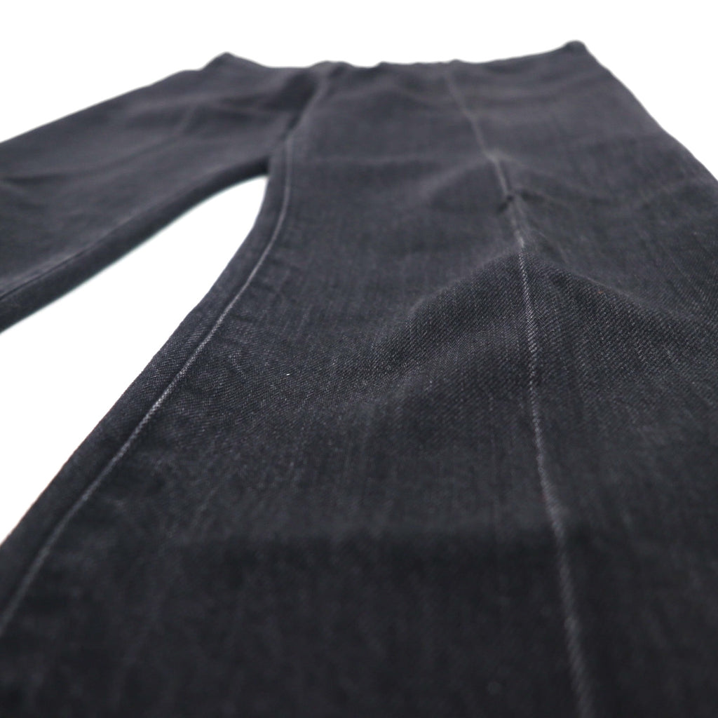 URU Center Crease Denim Jeans, Size M, Black, 19SUP11B, Made in Japan