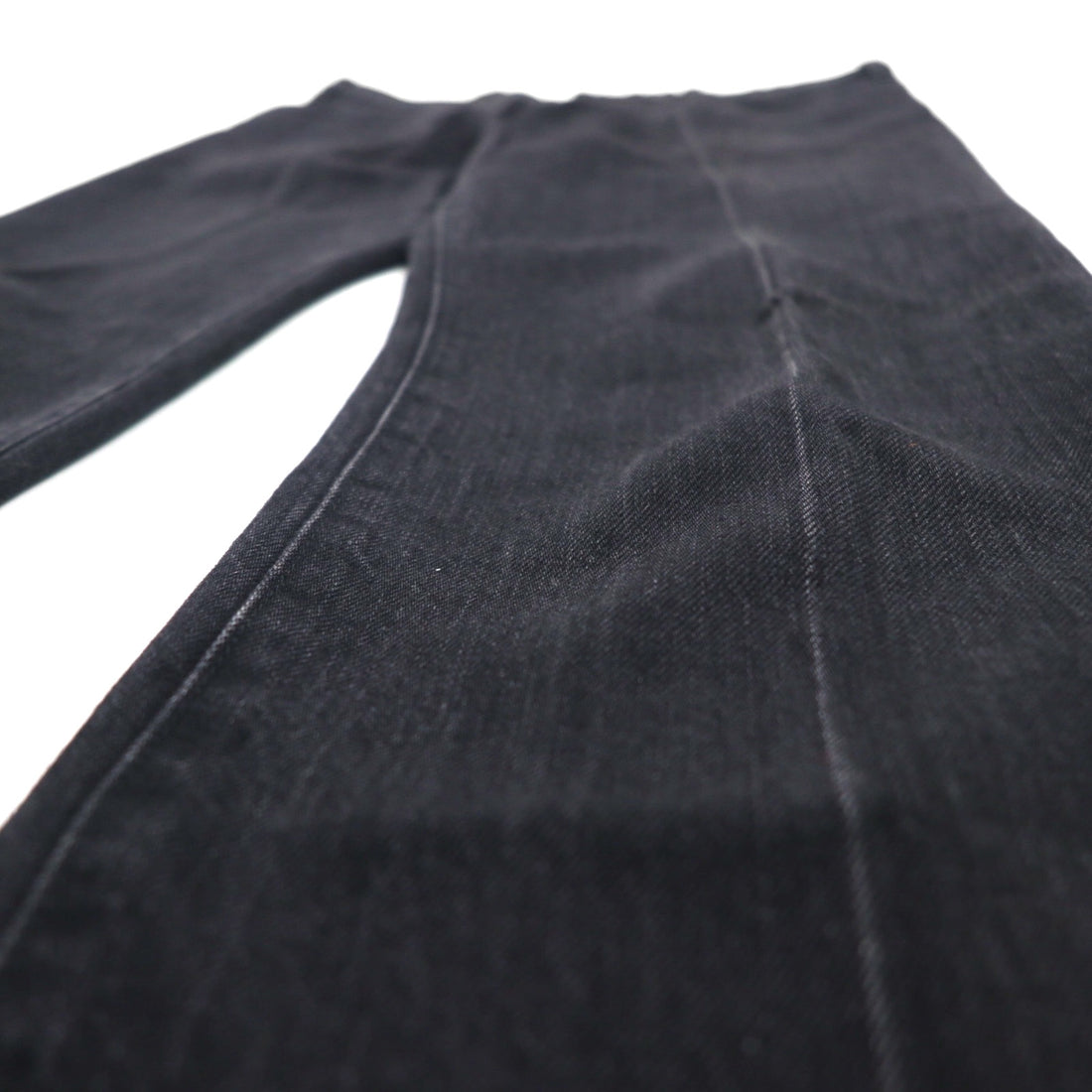 URU Center Crease Denim Jeans, Size M, Black, 19SUP11B, Made in Japan