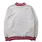 Hanes USA Made 90s ACTIVE WEAR Ribline Sweatshirt M Gray Cotton LAKE TAHOE
