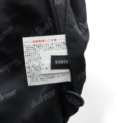 Wind Armor 90年代 ラムレザー カーコート ハーフコート ジャケット M ブラック 本革 レザー