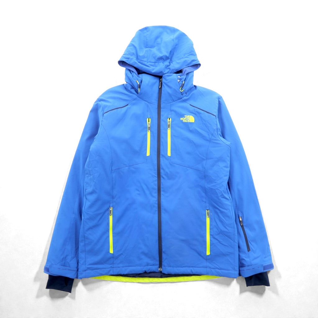 THE NORTH FACE 中綿 マウンテンパーカー L ブルー 防水 フード着脱 BACKSIDE JACKET CE12 US規格