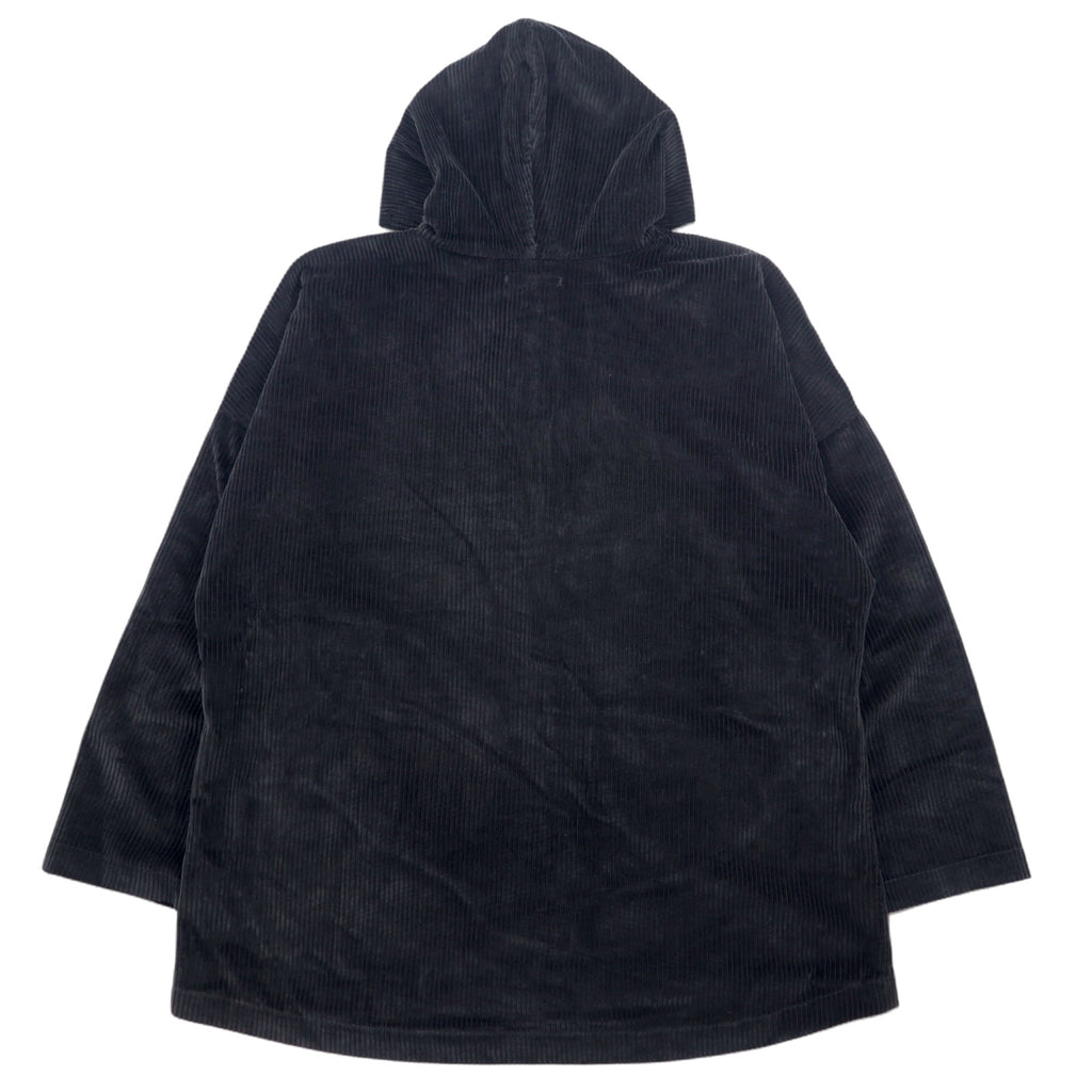 sk manor hill USA made corduroy anorak parka L black cotton