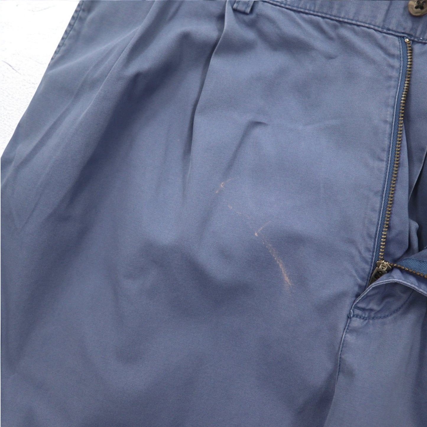 Polo by Ralph Lauren 90年代 タック ワイド チノパンツ L ブルー コットン HAMMOND PANT