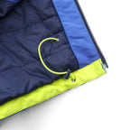 THE NORTH FACE 中綿 マウンテンパーカー L ブルー 防水 フード着脱 BACKSIDE JACKET CE12 US規格