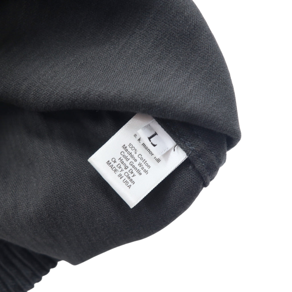 sk manor hill USA made corduroy anorak parka L black cotton