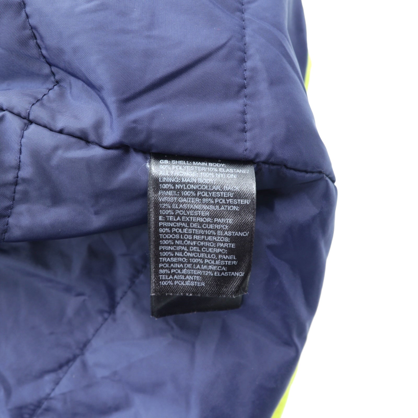 THE NORTH FACE 中綿 マウンテンパーカー L ブルー 防水 フード着脱 BACKSIDE JACKET CE12 US規格