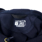 carhartt loose fit pullover hoodie 2XL navy cotton fleece lining MIDWEIGHT PO HOODIE K121-472