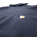 carhartt loose fit pullover hoodie 2XL navy cotton fleece lining MIDWEIGHT PO HOODIE K121-472