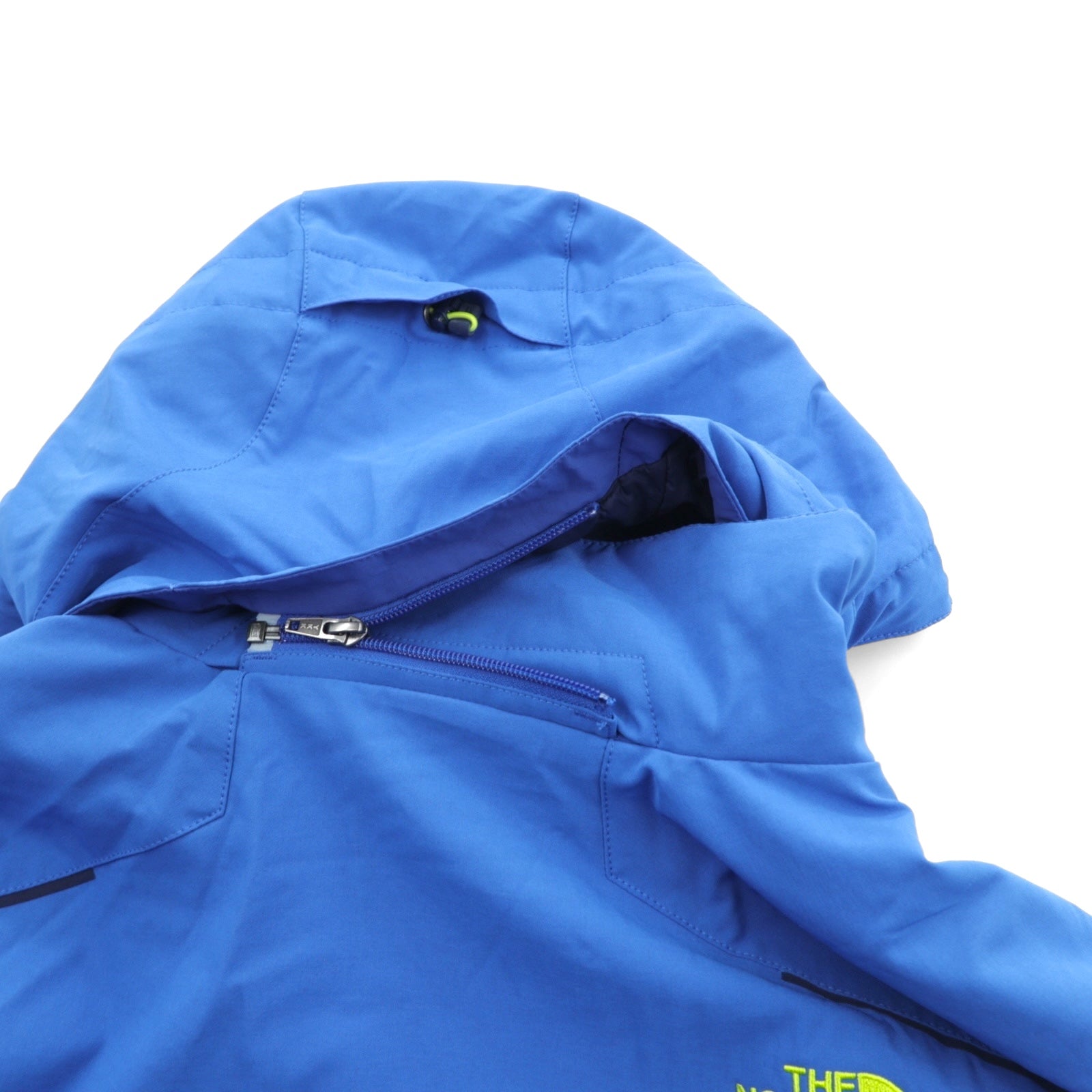 THE NORTH FACE 中綿 マウンテンパーカー L ブルー 防水 フード着脱 BACKSIDE JACKET CE12 US規格