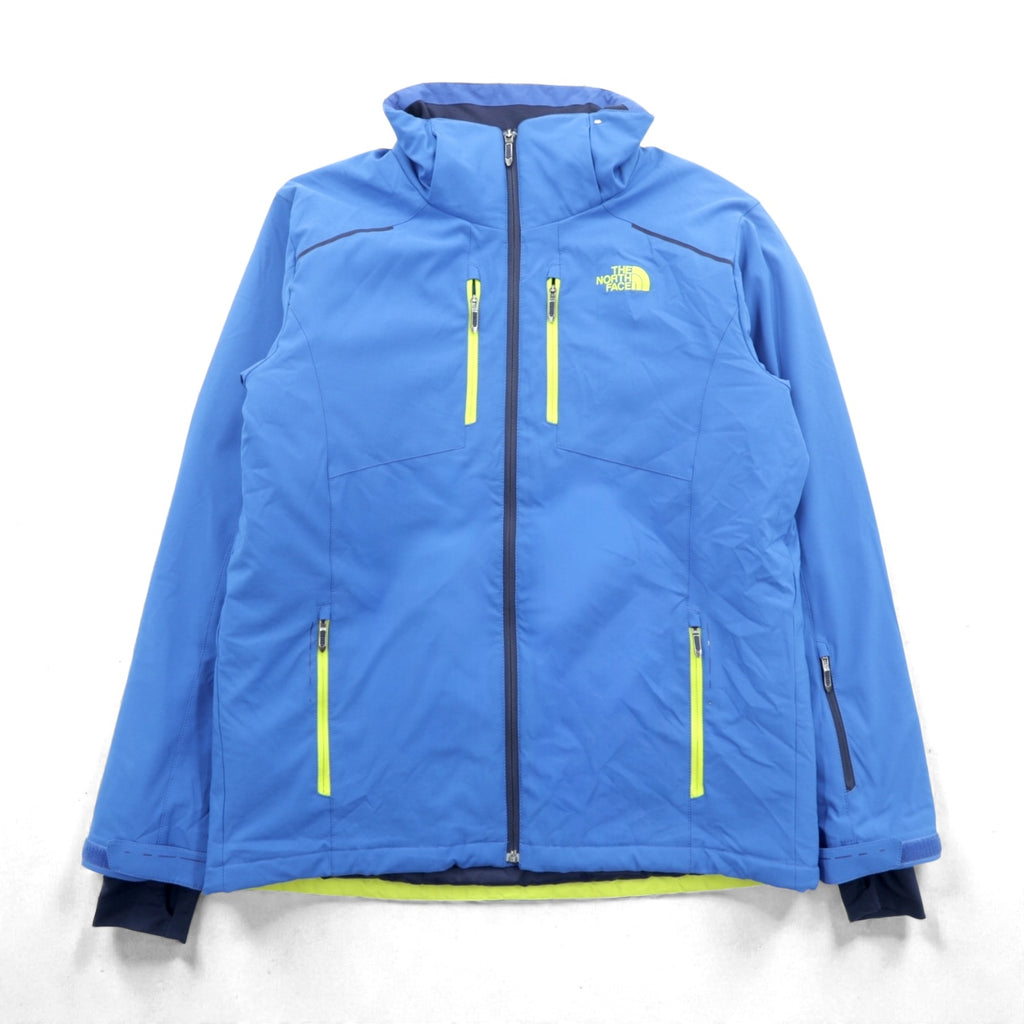 THE NORTH FACE 中綿 マウンテンパーカー L ブルー 防水 フード着脱 BACKSIDE JACKET CE12 US規格