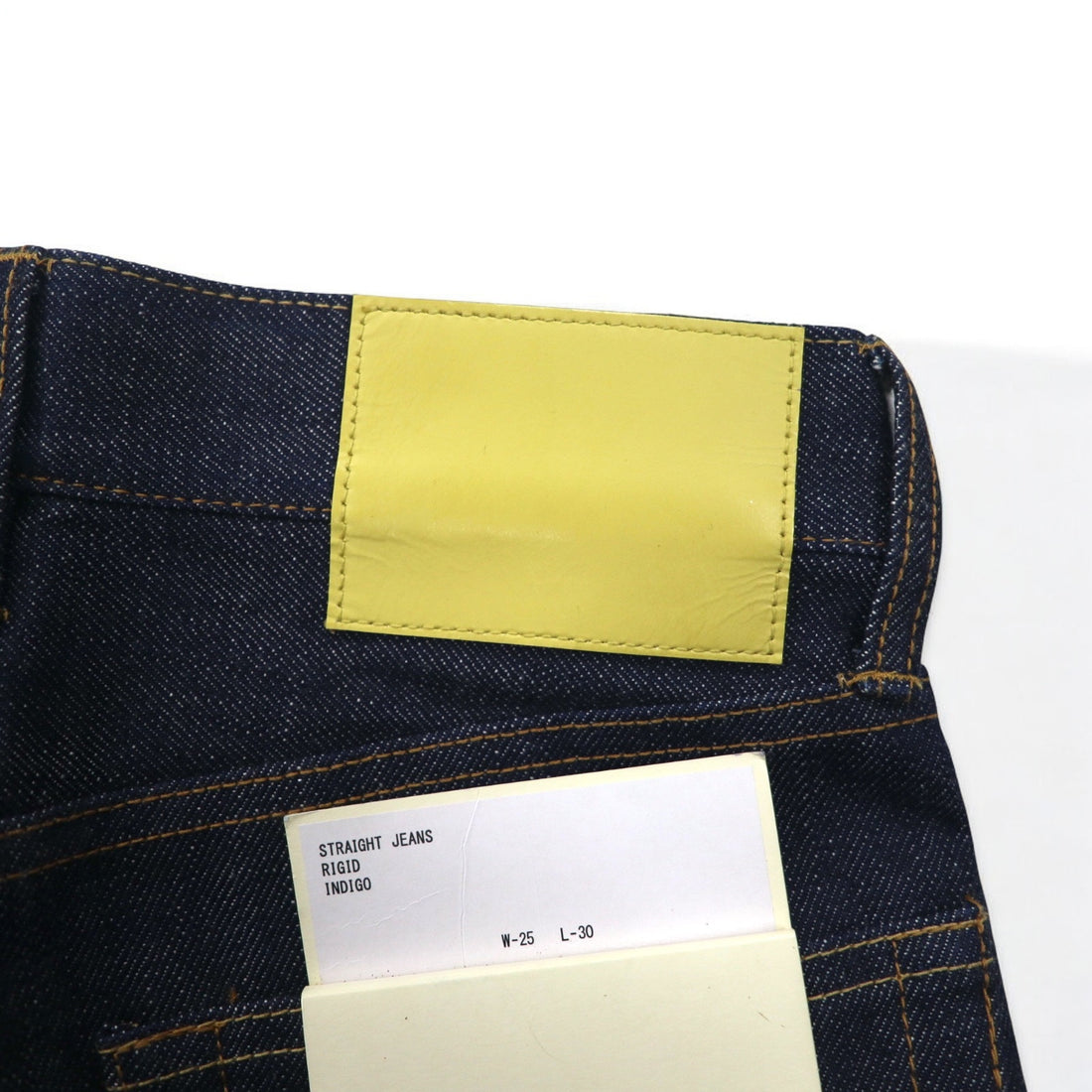 SEVEN BY SEVEN Rigid Denim Pants S Blue Selvedge Red Edge 800-9240077 Made in Japan Unused