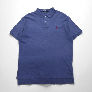 Polo by Ralph Lauren 90年代 ポロシャツ L ネイビー コットン スモールポニー刺繍