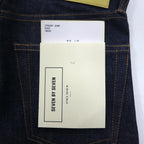 SEVEN BY SEVEN Rigid Denim Pants S Blue Selvedge Red Edge 800-9240077 Made in Japan Unused