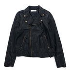UNITED ARROWS ゴートスキン ダブル ライダースジャケット レザージャケット S ブラック 山羊革 1525-136-2584