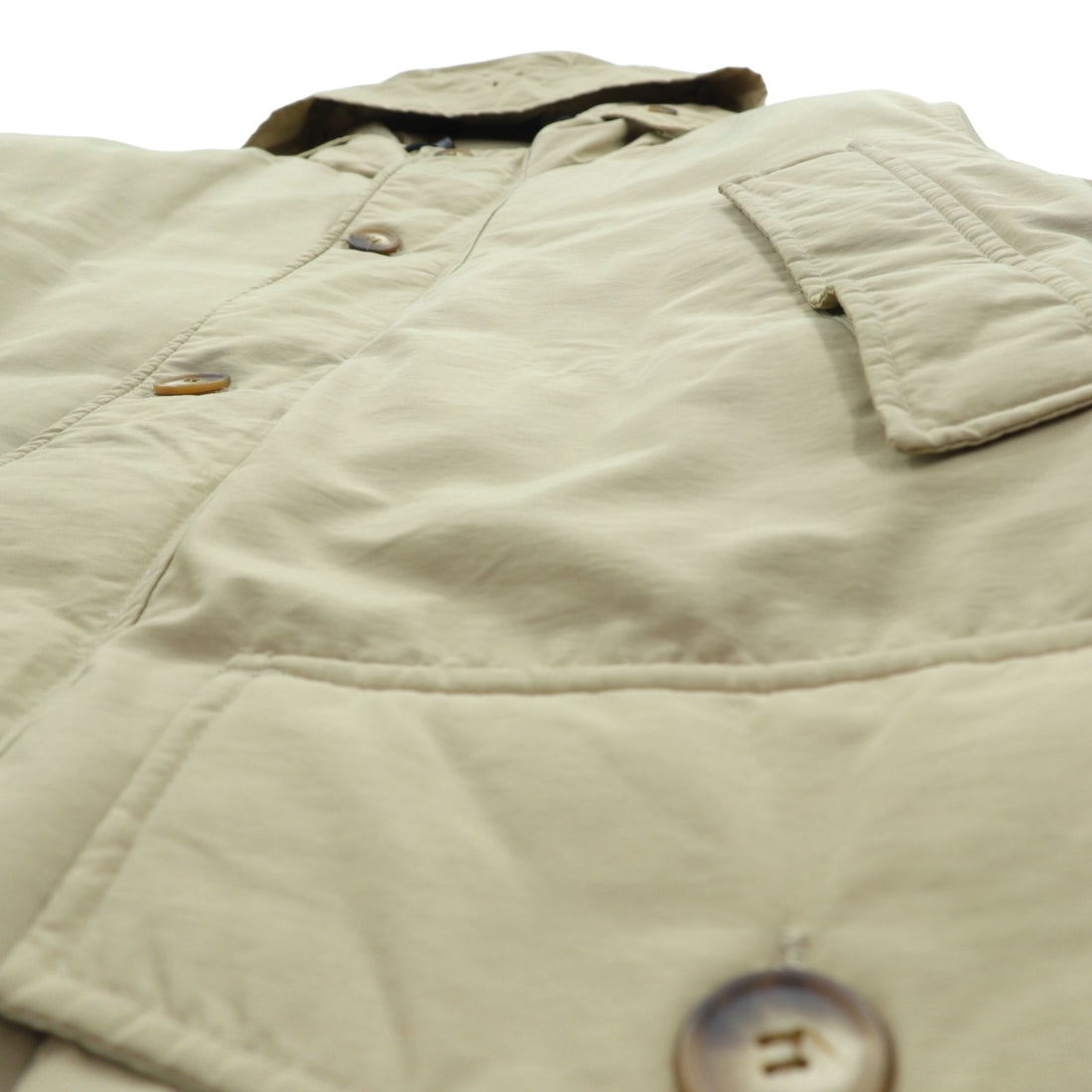 Woolrich 90s Arctic Parka Down Jacket, Medium, Beige, 60/40 Cross, Double Zip