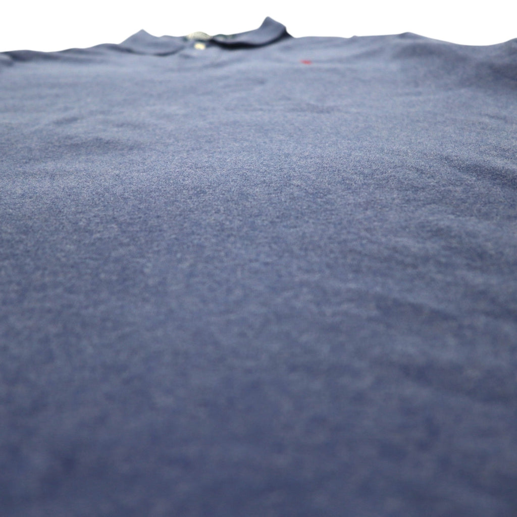 Polo by Ralph Lauren 90s Polo Shirt L Navy Cotton Small Pony Embroidery