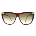 日本然リトテ-古着オンライン-GUCCI サングラス フォックス ブラウン ベッコウ プラスチック オールド GGロゴ-GUCCI sunglasses fox brown tortoiseshell plastic Vintage GG logo