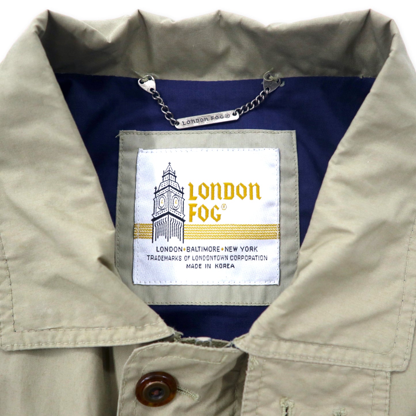 London Fog Swing Top Harrington Jacket M Beige Cotton – 日本然リトテ